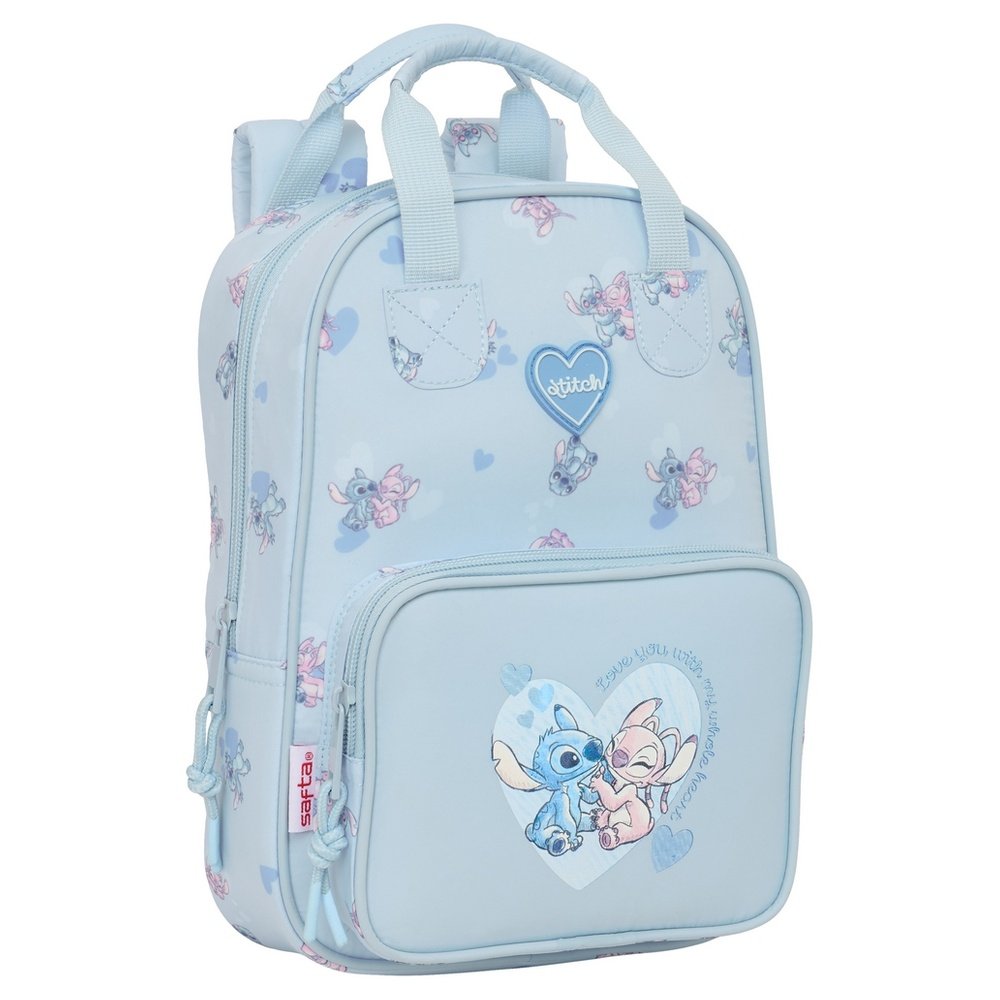 Mochila infantil con asas 28x20 Stitch Baby SAFTA Imagen principal del producto