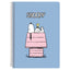 Libreta A5 Tapas Duras 80 H. Snoopy Marca Safta