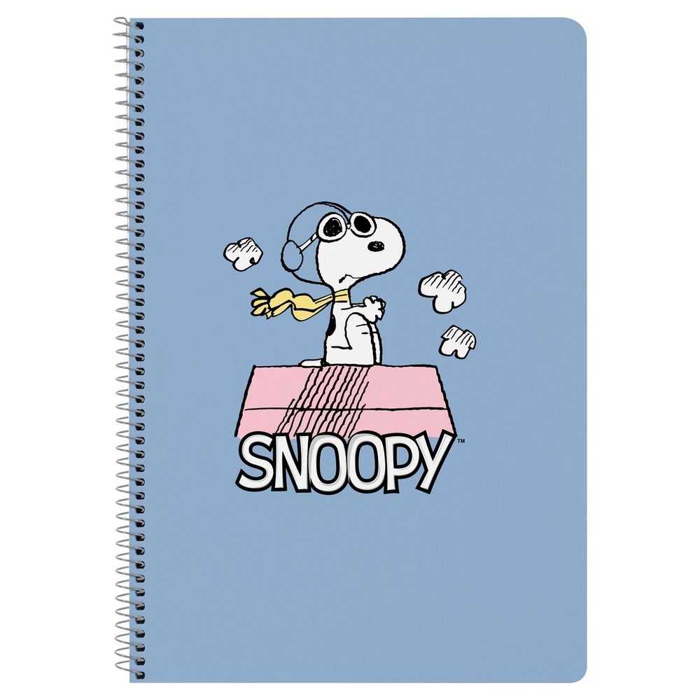Libreta Folio Tapas Duras 80 H. Snoopy SAFTA