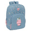 Mochila escolar 46x30 adapt. a carro Snoopy SAFTA