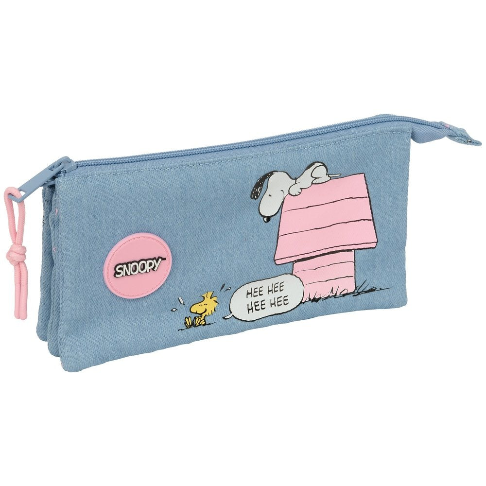 Portatodo triple Snoopy Safta