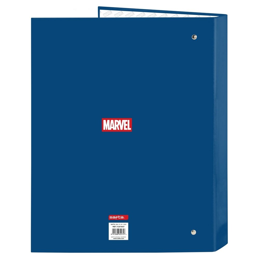 Carpeta Cartón Folio 4 Anillas Mixtas Avengers SAFTA