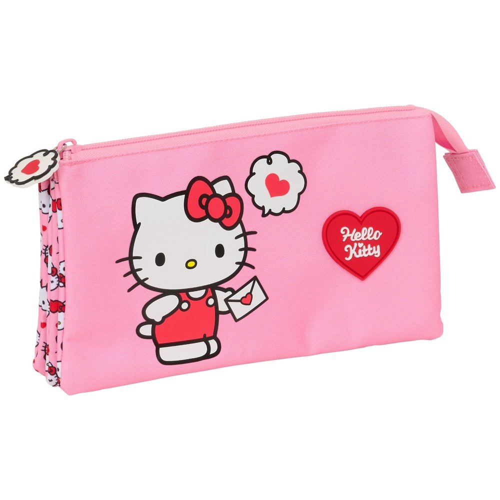 Portatodo Triple Hello Kitty SAFTA S.A. Rosa