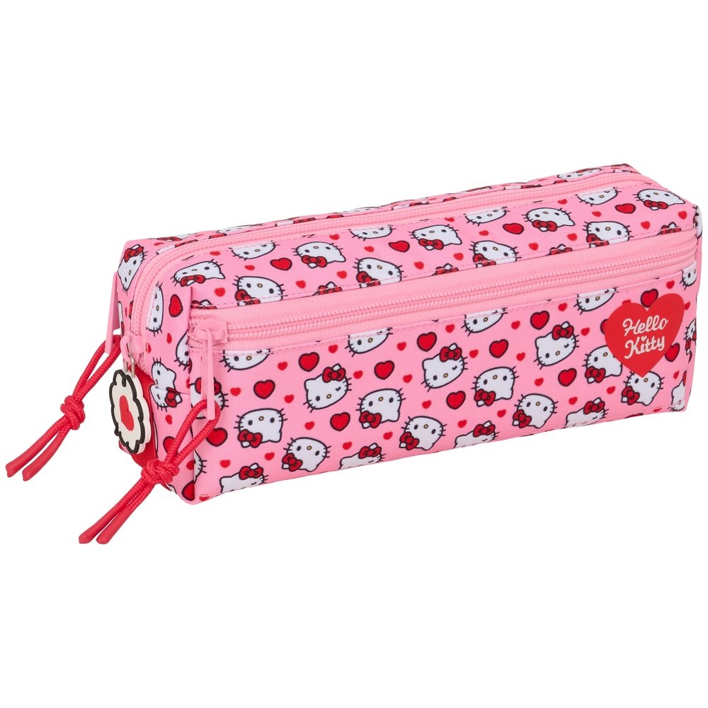 Portatodo triple pequeño rosa Hello Kitty SAFTA
