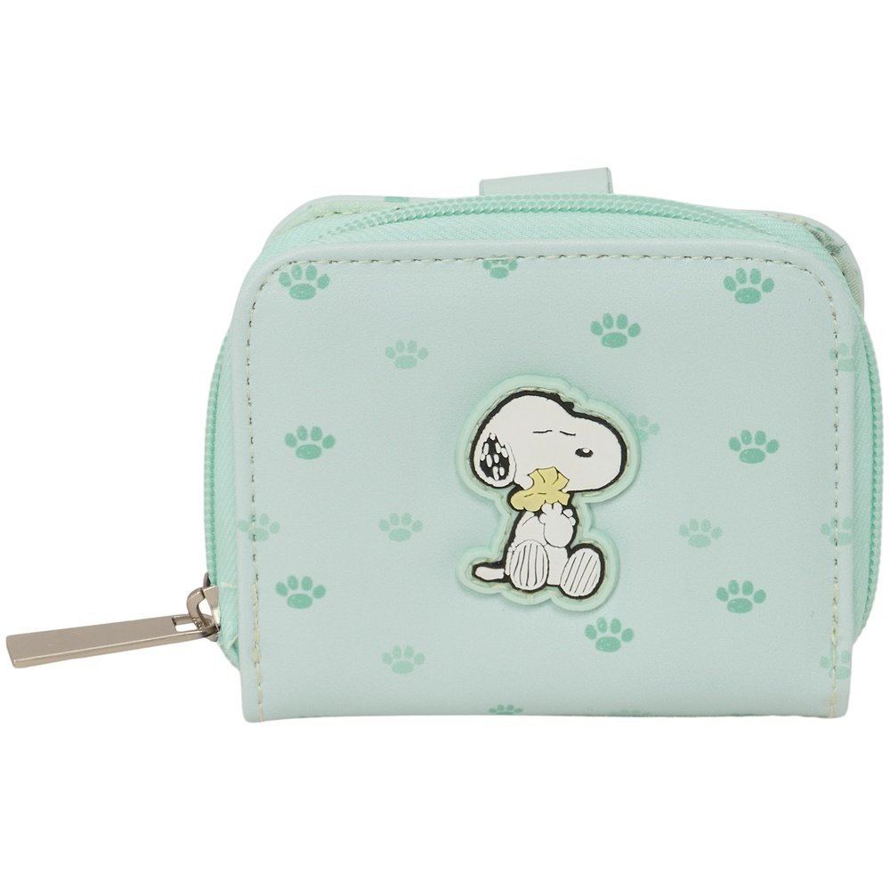 Monedero billetera casual Snoopy Mint SAFTA
