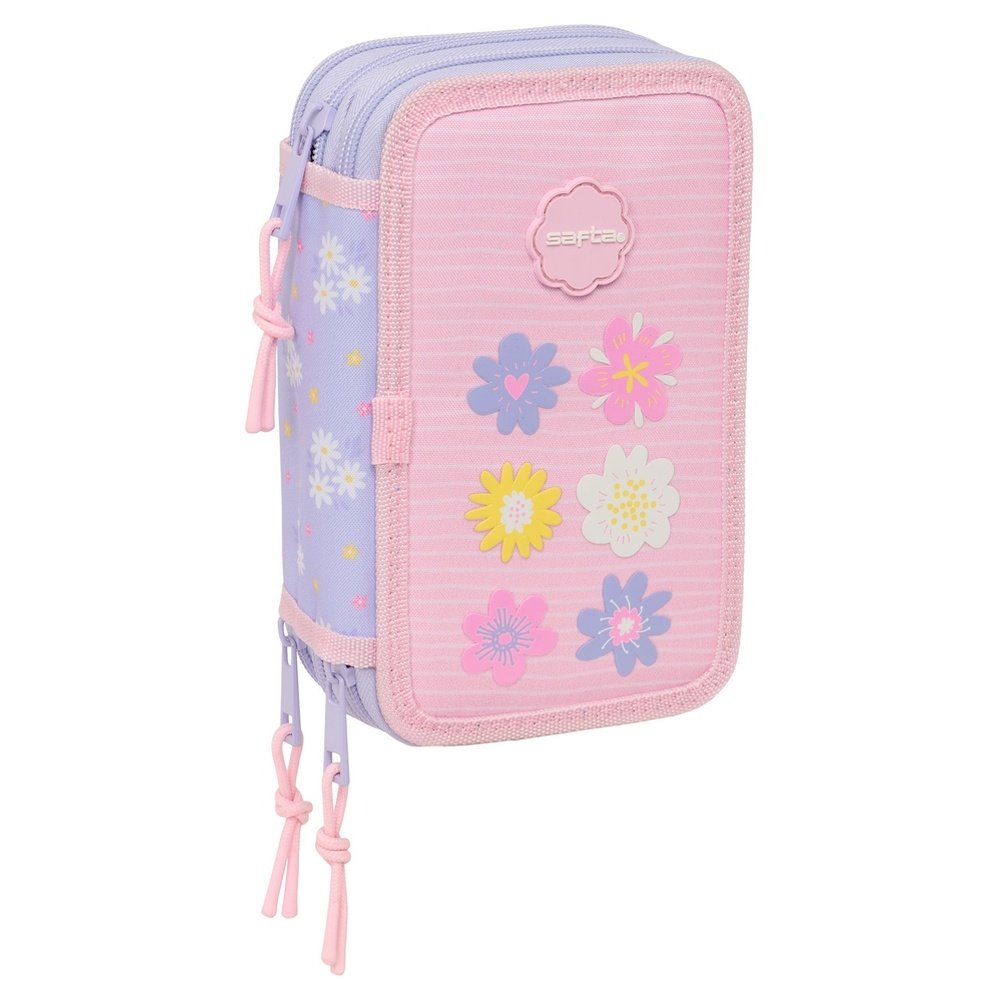 Plumier triple 37 pcs Safta Bouquet marca Safta Imagen principal del producto