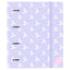 Carpeta 4 Anillas 35 mm con Recambio y Complementos Safta Bouque
