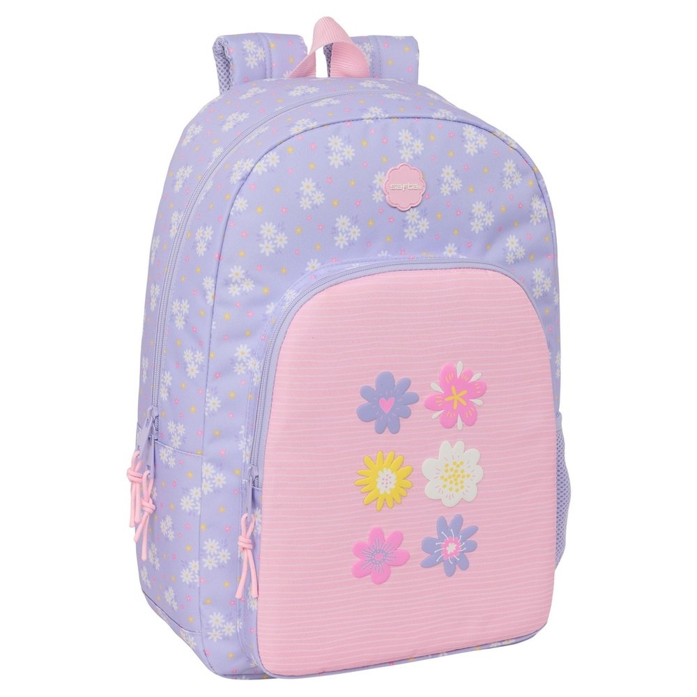 Mochila Adapt. a Carro Safta Bouquet Rosa Lila