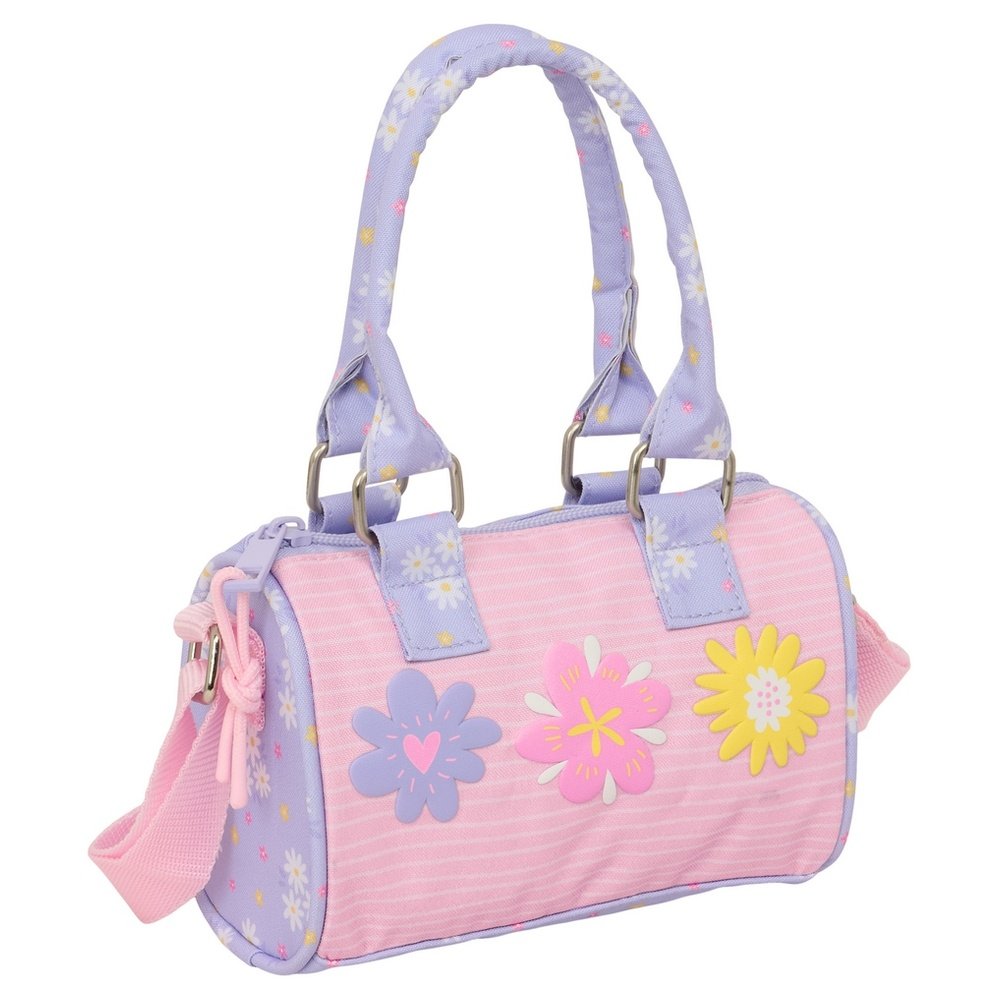 Bolso Safta Bouquet Rosa y Lila Marca Safta