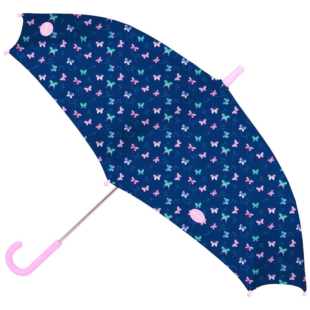 Paraguas Automático 60 cm Blackfit8 Mariposas SAFTA