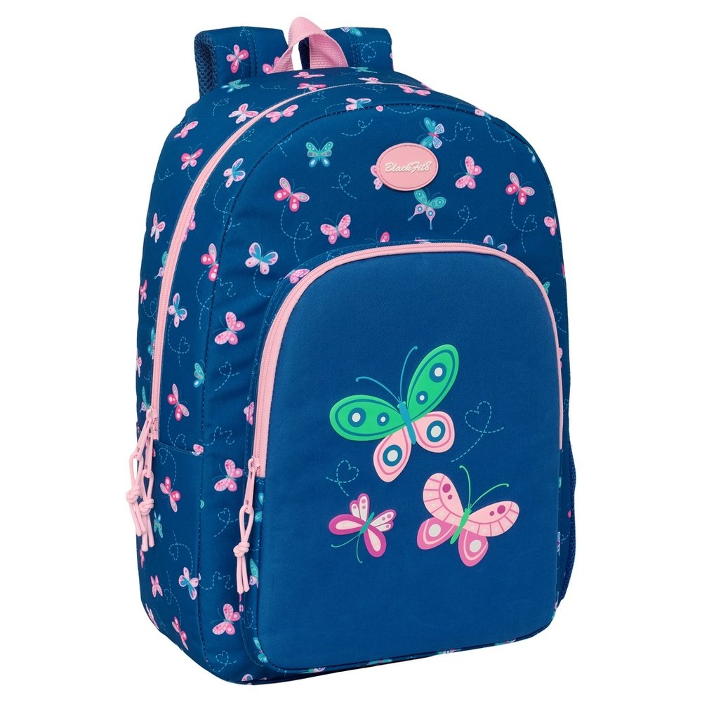 Mochila Adapt a Carro Blackfit8 Mariposas SAFTA