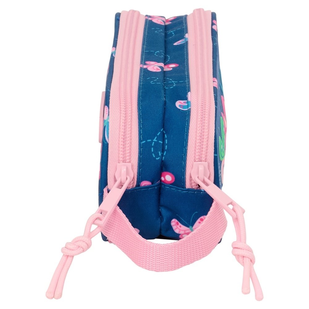 Portatodo Doble Blackfit8 Mariposas - Safta