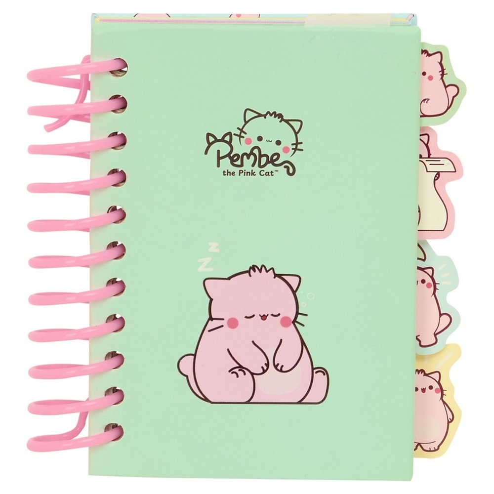 BLOC DE NOTAS A7 PEMBE THE PINK CAT 7,4x10,5cm Imagen principal del producto