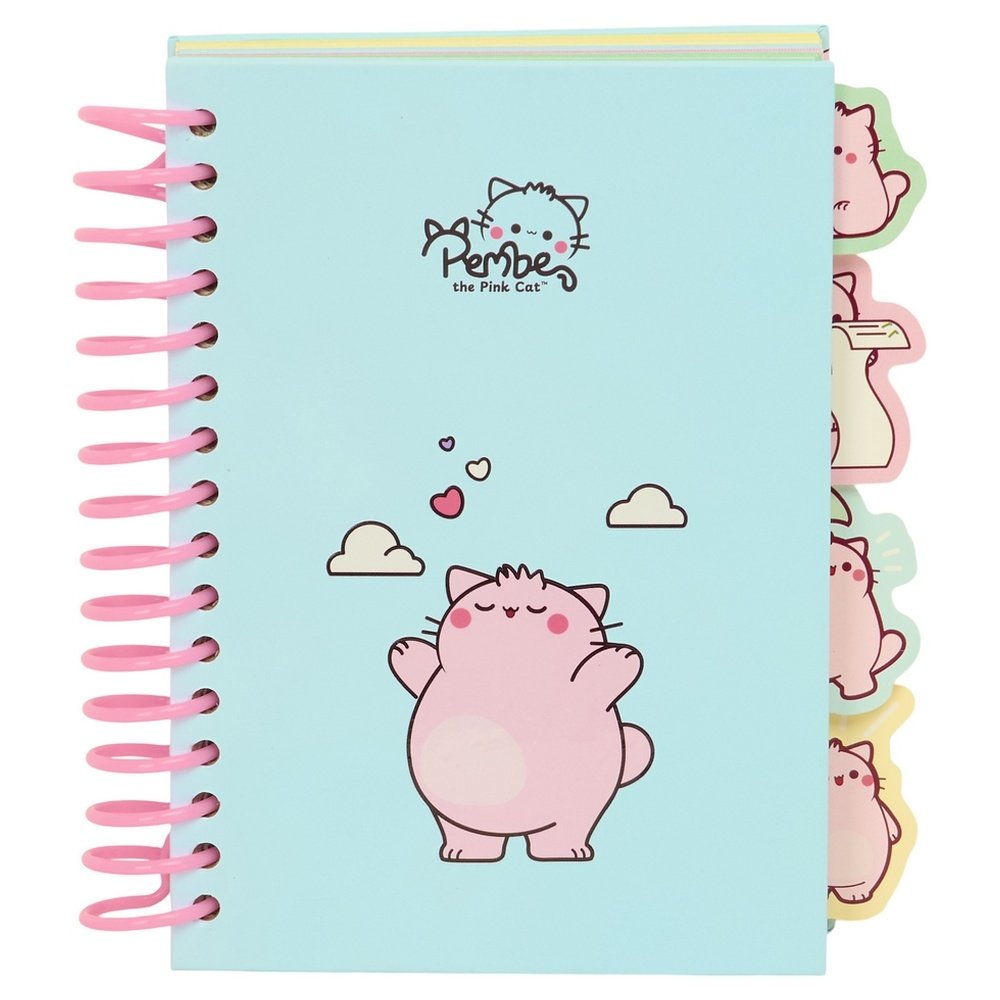 Bloc de Notas A6 Pembe the Pink Cat Marca Safta Imagen principal del producto