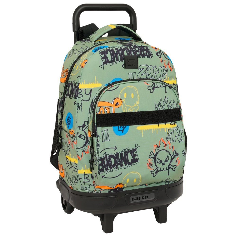 Mochila escolar con ruedas compacta extraible Safta Graffiti Imagen principal del producto
