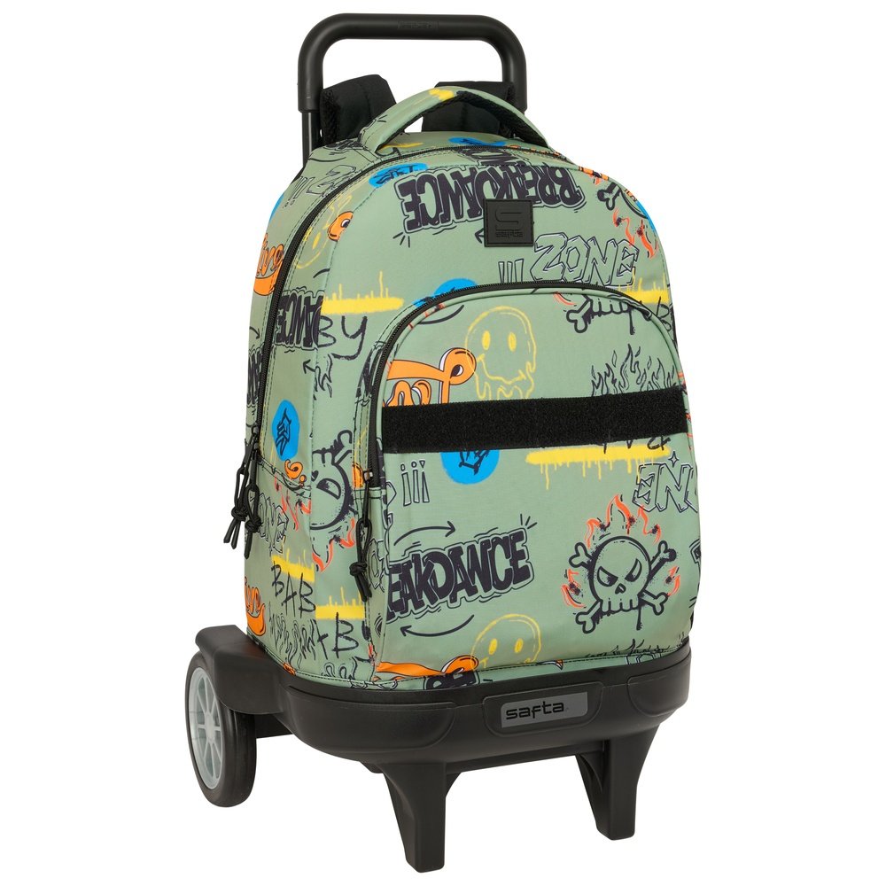 Mochila escolar con ruedas compacta Evolución Graffiti Safta Imagen principal del producto