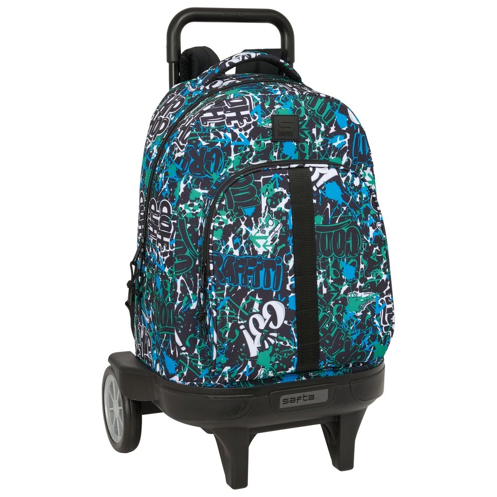 Mochila escolar con ruedas compacta Evolutive Graffiti Safta Imagen principal del producto