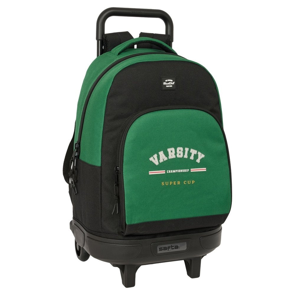 Mochila escolar con ruedas compact extr blackfit chico Varsit SAFTA Imagen principal del producto