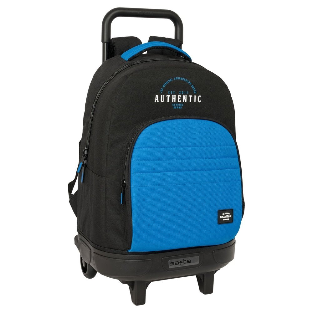 Mochila escolar con ruedas compacta extraíble Blackfit Chico SAFTA
