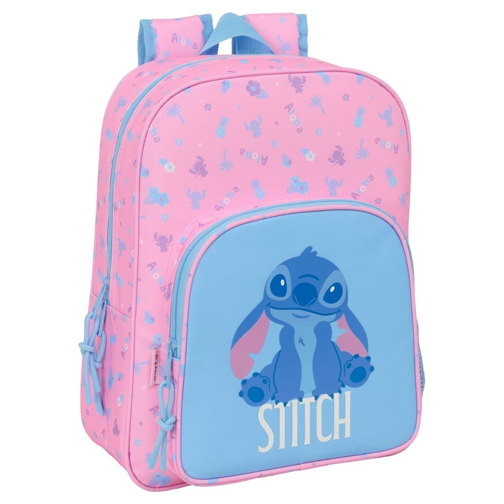 Mochila infantil adaptada a carro Stitch Bright SAFTA