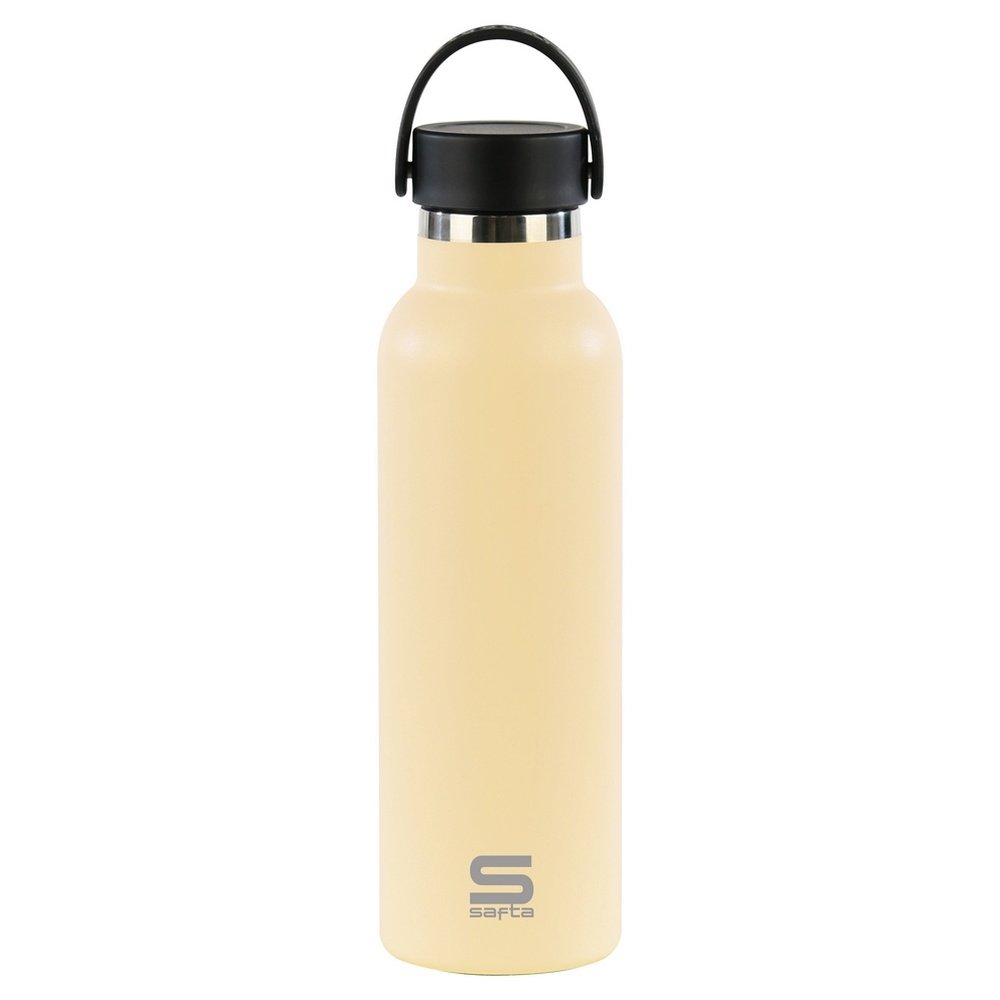 Botella Termo Exterior Goma Naranja Pastel SAFTA 600ml Imagen principal del producto
