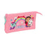 Portatodo triple Gabby´s Dollhouse SAFTA 12 cm rosa y blanca