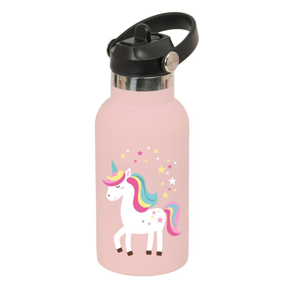 Botella Termo 350ml Safta Infantil Unicornio Coral