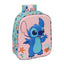 Mochila Guarderia 3D Stitch Cuadrada 27x22 SAFTA