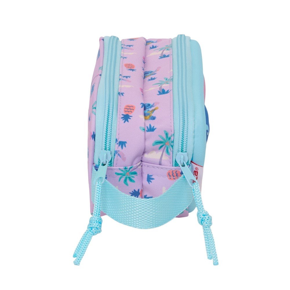 Portatodo Doble 3D Stitch Azul - SAFTA