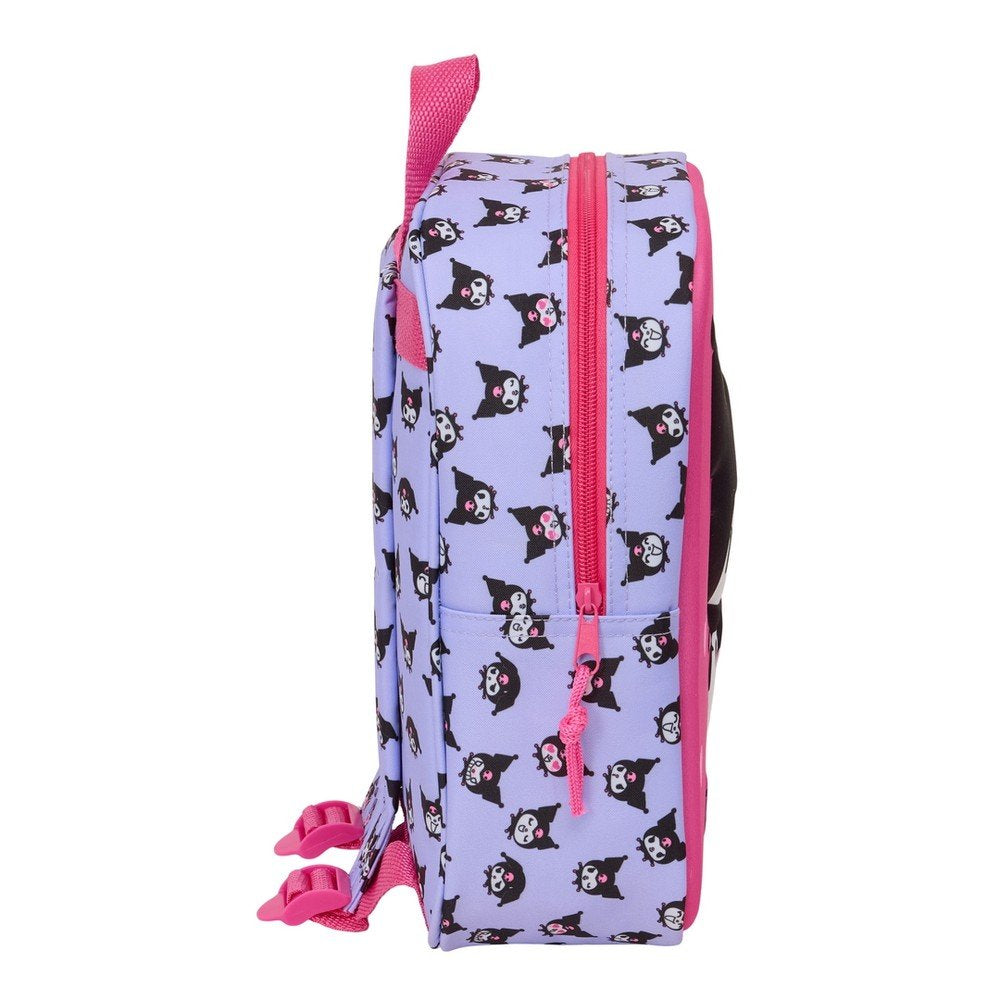 Mochila Guardería 3D Kuromi Cuadrada Safta