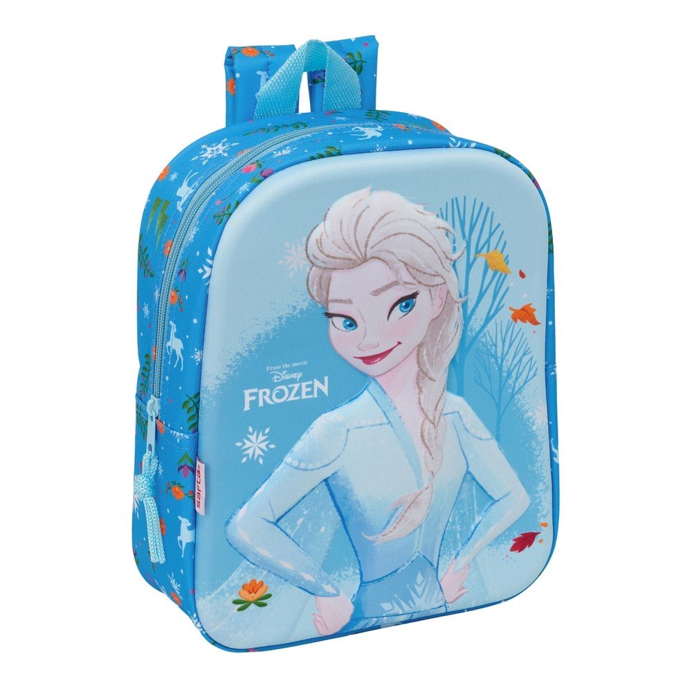 Mochila Guarderia 3D Frozen Cuadrada SAFTA
