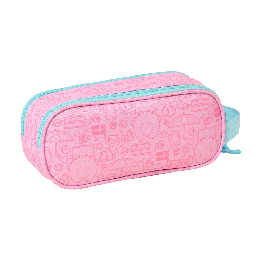 Portatodo Doble 3D Pembe - Safta