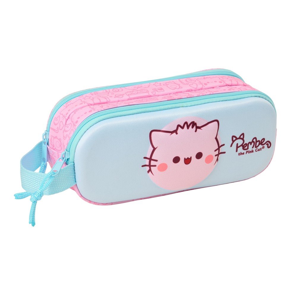 Portatodo Doble 3D Pembe - Safta
