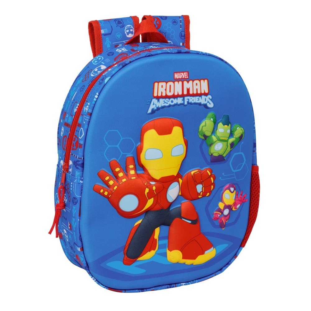 Mochila Guarderia 3D Iron Man SAFTA 33x27