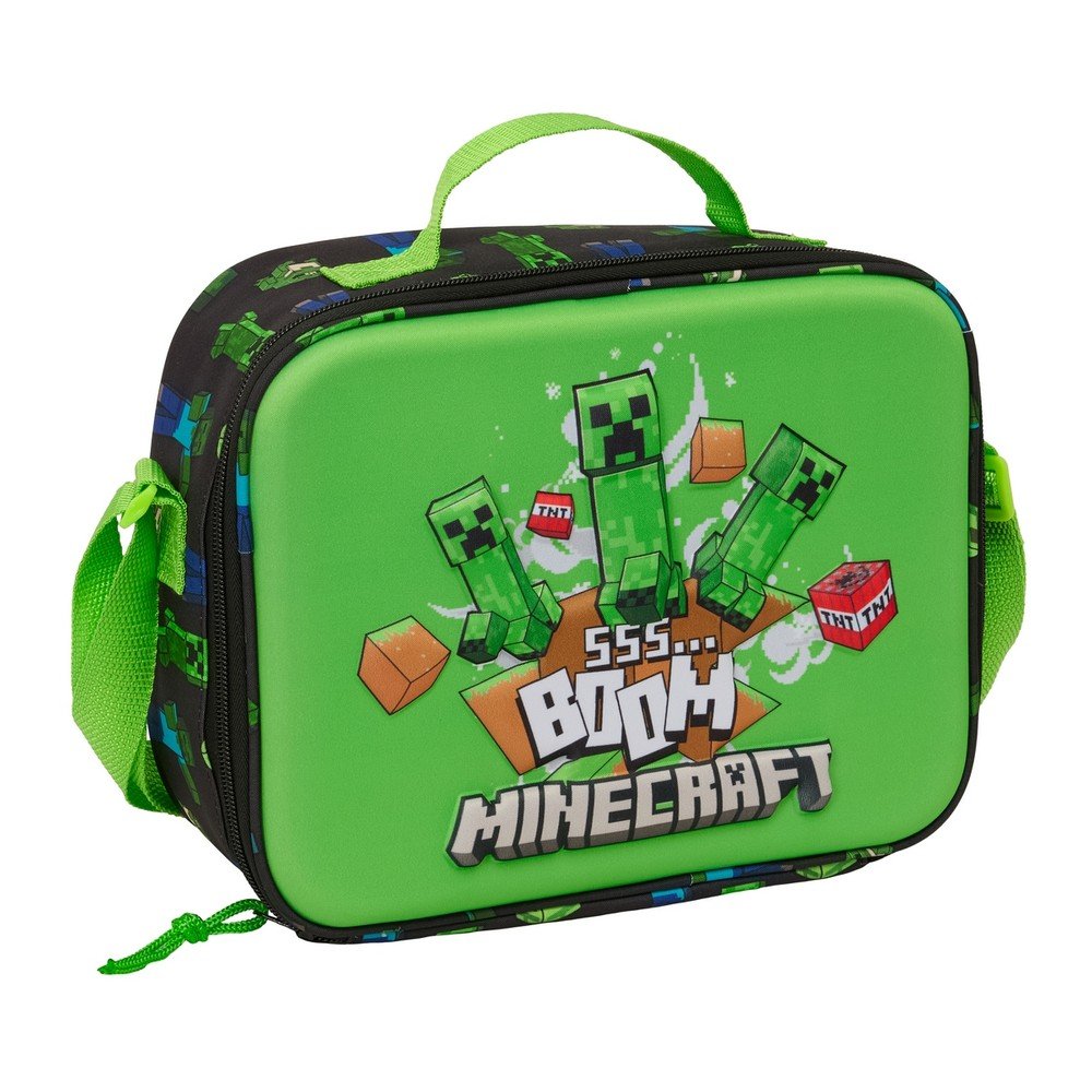 Portameriendas Nevera 3D Minecraft Safta