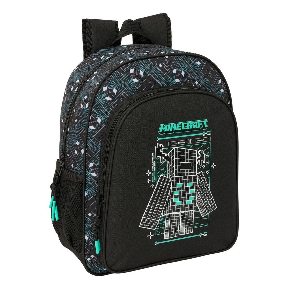 Mochila Junior Adaptable a Carro Minecraft Screen SAFTA Imagen principal del producto