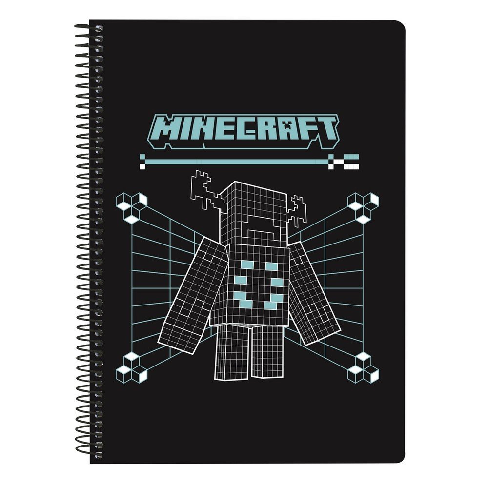 Libreta Cuarto Tapas Duras 80 H. Minecraft Screen SAFTA Imagen principal del producto