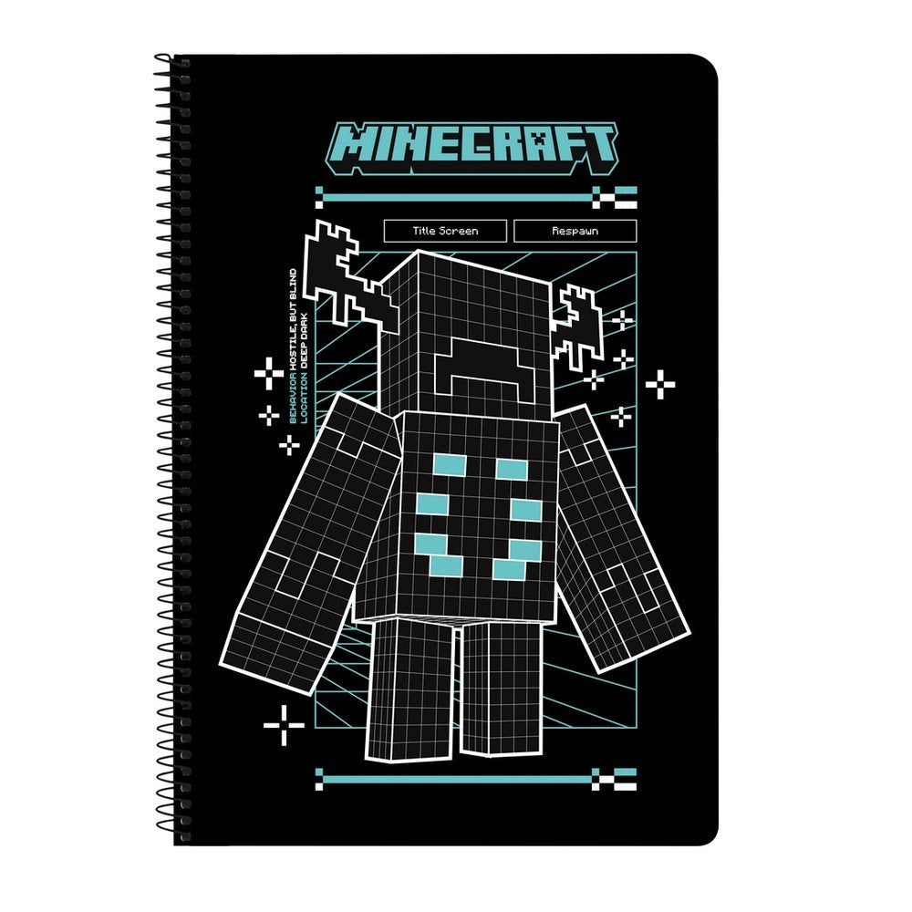 Libreta Folio Tapas Duras 80 H. Minecraft Screen SAFTA Imagen principal del producto