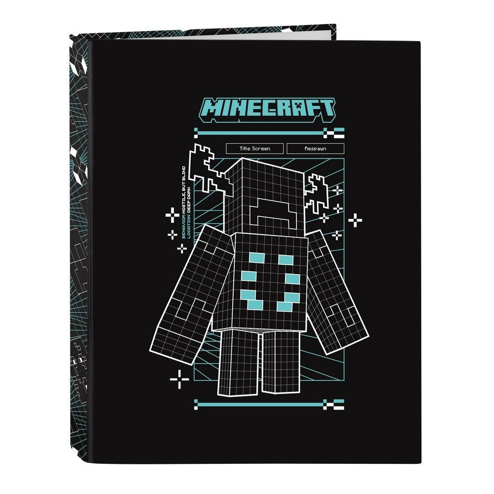 Carpeta Cartón Folio 4 Anillas Mixtas Minecraft Screen SAFTA