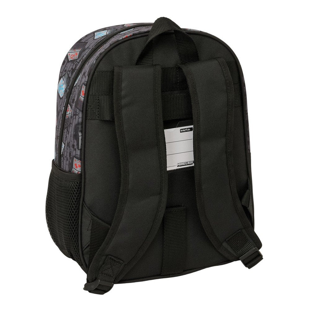 Mochila infantil adaptable a carro Minecraft Graffiti Safta