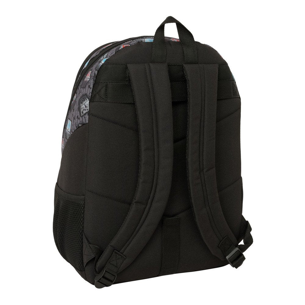 Mochila Adapt. Carro Minecraft Grafitti - Safta