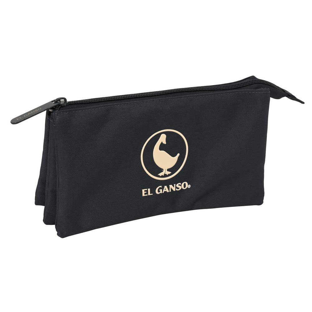 Portatodo Triple El Ganso Basics Negro