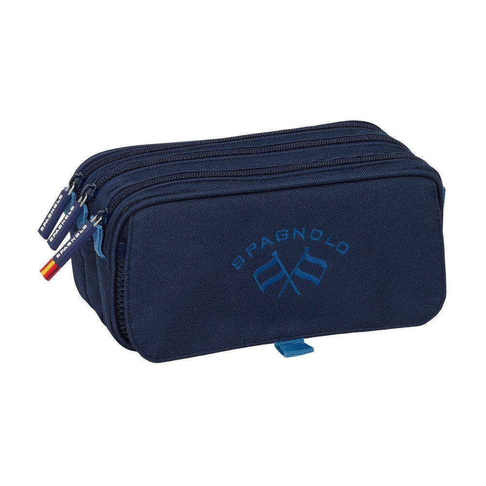 Portatodo Triple Big Spagnolo Safta azul marino