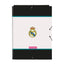 Carpeta cartón folio gomas solapas Real Madrid SAFTA