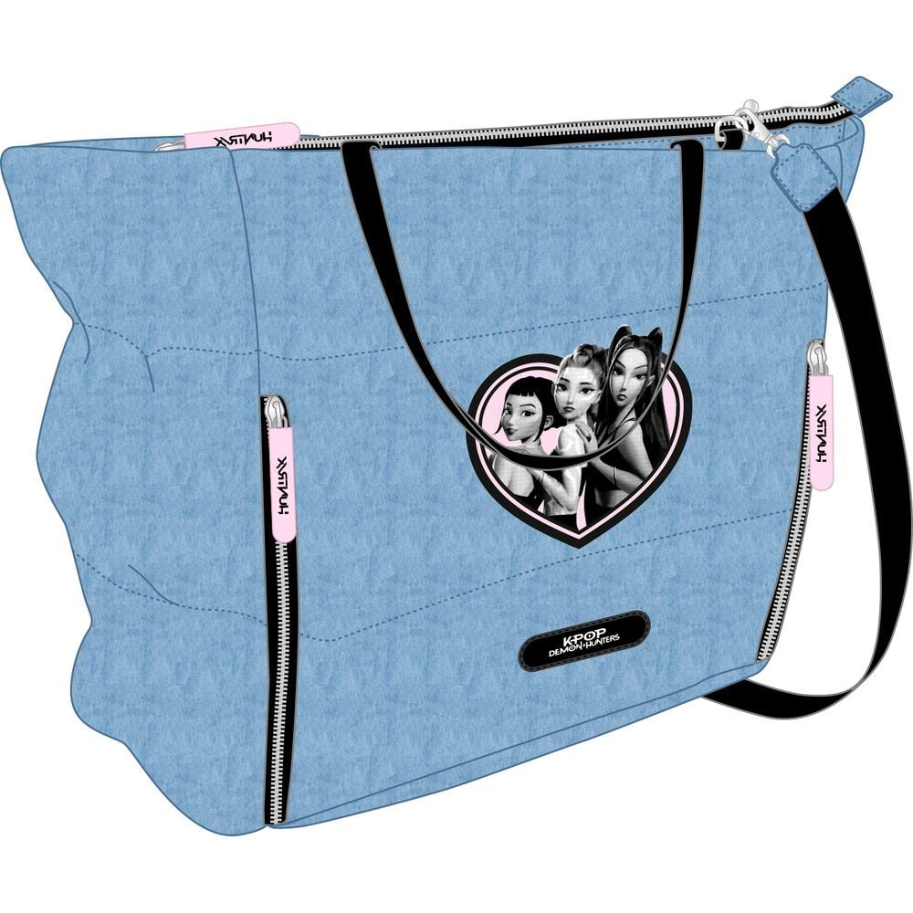 Bolso con Bolsillo para Portátil 14,1" K-pop Dh Huntr Marca SAFTA