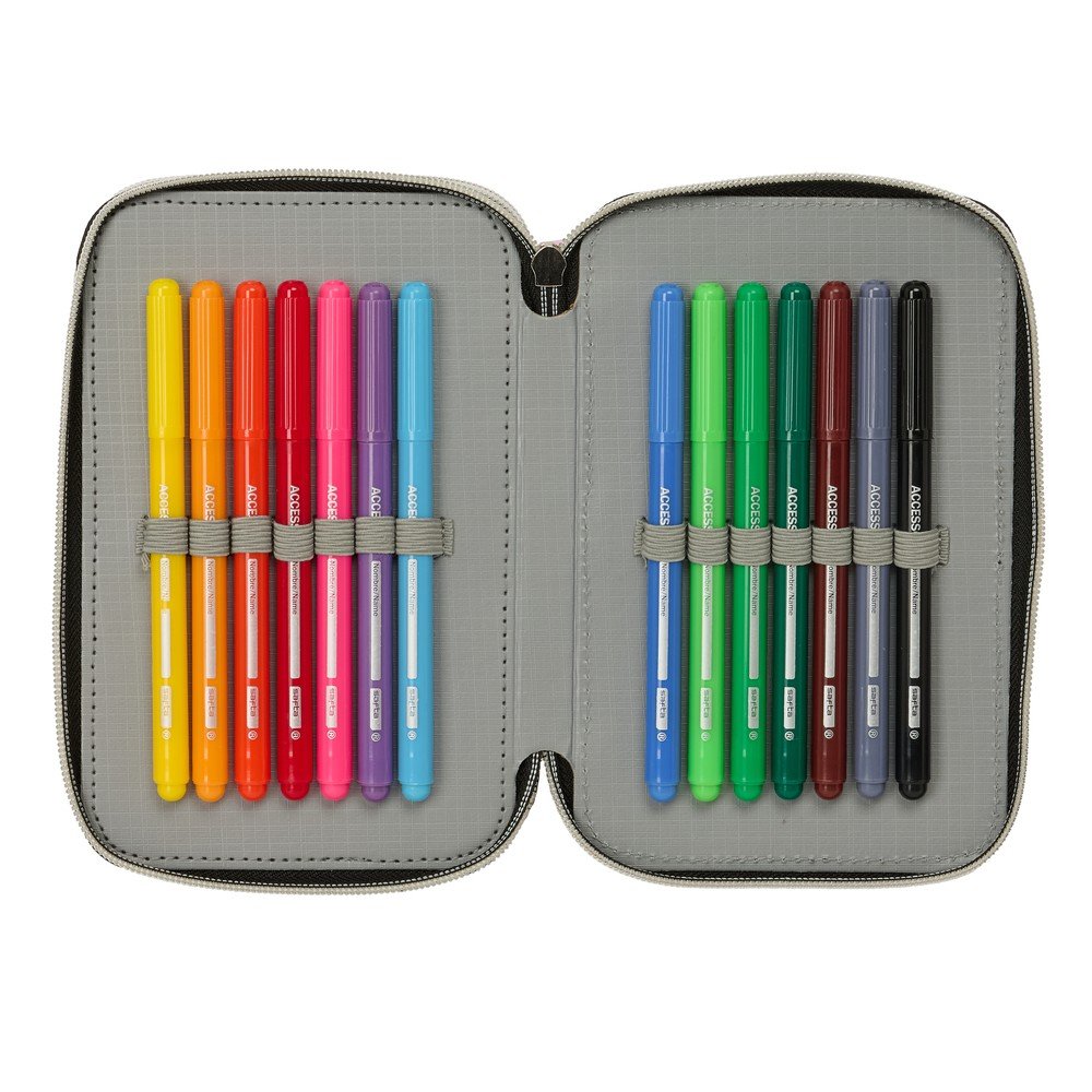Plumier triple 37 pcs K-Pop DH Huntr/X Safta