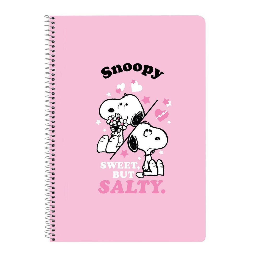 Libreta Folio Tapas Duras 80 h. Snoopy Safta