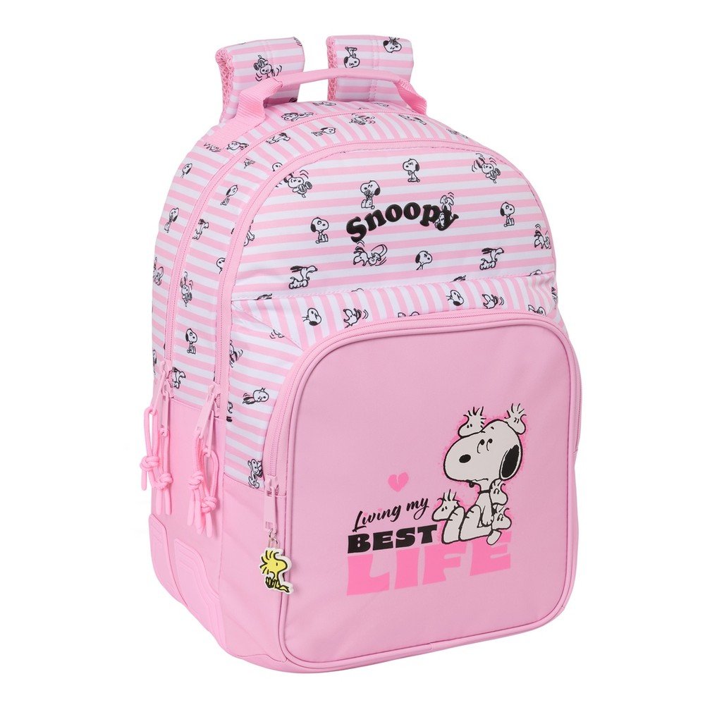Mochila doble con cantoneras adaptable a carro Snoopy SAFTA