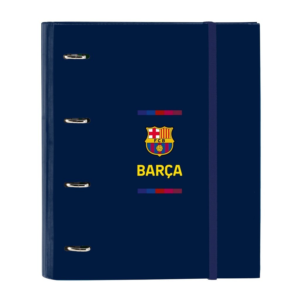 Carpeta 4 anillas 35mm A4 con recambio Safta FC Barcelona