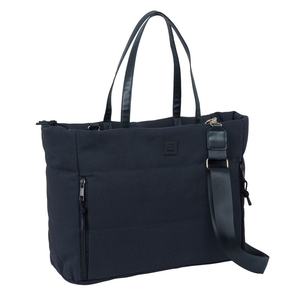 Bolso con Bolsillo para Portátil 14,1'' Safta Azul Marino